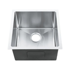 Durable Stainless Steel Undermount Farmhouse Sink 17" X 17" Luxurious Satin Finish