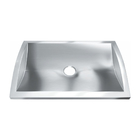 Single Bowl 304 Stainless Steel Wash Basin Above Counter Installation