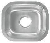 16g Thickness Single Bowl Undermount Stainless Steel Sink Easy Installation