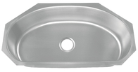 10" Single Bowl Stainless Steel Sink , Undermount Single Bowl Kitchen Sink
