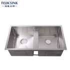 Kitchen Double Bowl Kitchen Sink 33''X18''X10'' Rectangular Shape Wear Resistant