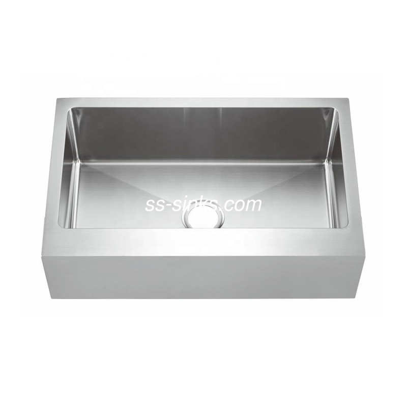 Rectangular Stainless Steel Apron Sink , Large Apron Sink Long Service Life