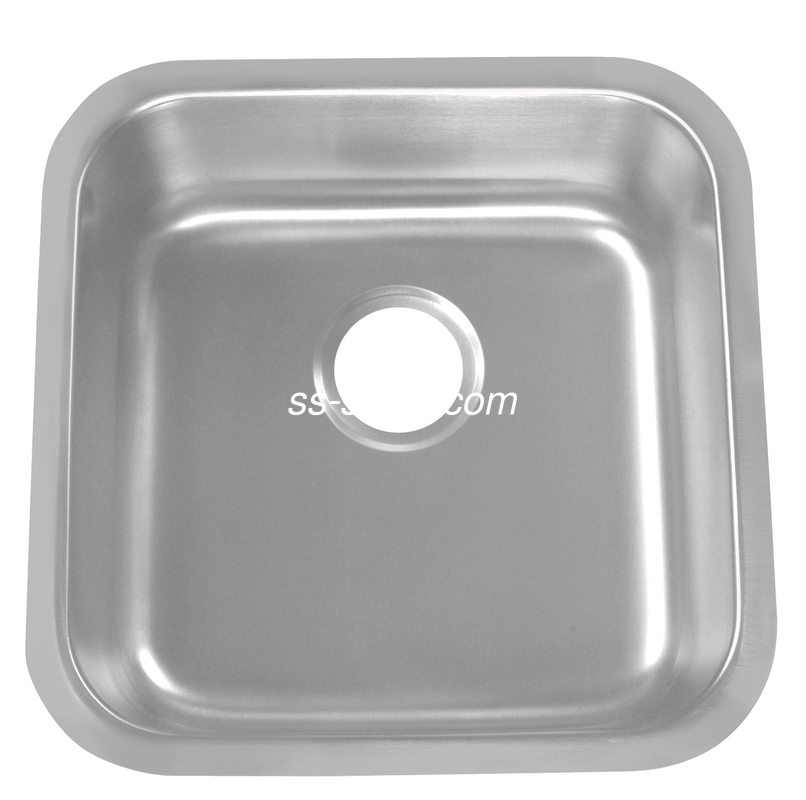 Rectangular Single Bowl Stainless Steel Sink Scratch Resistant Long Service Life