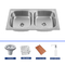 780*430 Double Bowl Kitchen Sink Undermount With Faucet