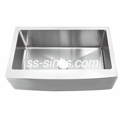 China Easy Cleaning Stainless Steel Apron Sink , Undermount Apron Sink Old School Style factory