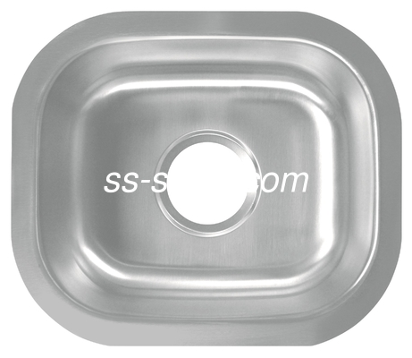 China 16g Thickness Single Bowl Undermount Stainless Steel Sink Easy Installation factory