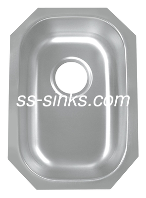 China Daily Use Stainless Steel Single Bowl Undermount Kitchen Sink Strong Shock Resistance factory