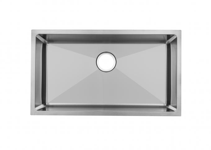Commercial Stainless Single Bowl Sink Wear Resistant Easy Maintenance