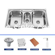 Topmount Stainless Steel Double Bowl Sink Add Convenience To Your Kitchen