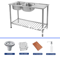 Silver Apron Stainless Steel Kitchen Sink Ideal Addition to Your Kitchen