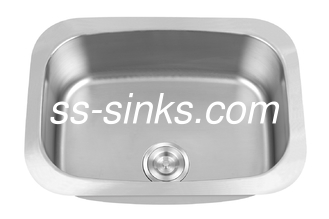 18G Gauge Undermount Stainless Steel Kitchen Sink 9 Inches Deep Single Bowl and Drainboard Included