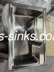OEM Topmount Kitchen Sink with Rear Drain Location and Double Basins in OEM Size