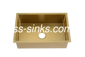 Gold Stainless Steel Undermount Sink For Your Cabinet At Sink Suppliers