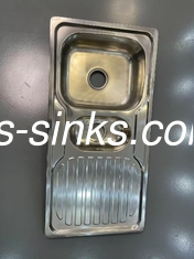 Commercial Kitchen Sink With Drainboard Customized Sink Dimensions Rear Drain Placement