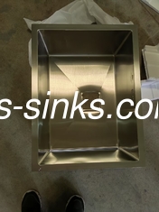 Square Drain Hole Stainless Steel Single Bowl Sink Topmount Installation Versatile