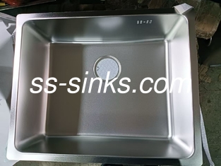 Stainless Steel Sink Top Mount with Big And Small Bowl No Pre-drilled Faucet Holes