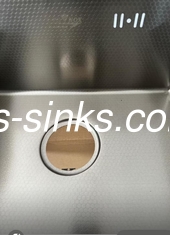 Brushed / PVD Coating Undermount Stainless Steel Kitchen Sink Easy To Install And Maintain