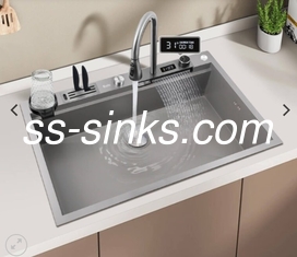 21cm Bowl Depth Apron Stainless Steel Kitchen Sink 3.5 Inch Drain Opening