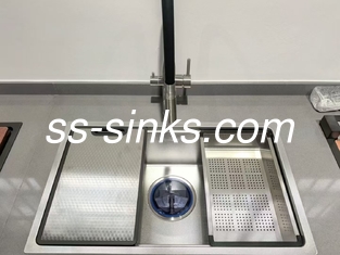 18/10 Nickel Steel Material Undermount Stainless Steel Single Bowl Sink with Required Overflow