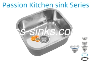 1 Faucet Hole With Tap Hole Cover Brushed Stainless Steel Doubel Bowl Sink