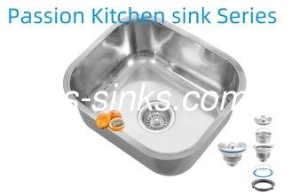 1 Faucet Hole With Tap Hole Cover Brushed Stainless Steel Doubel Bowl Sink