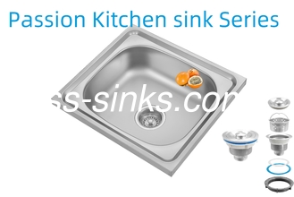 Modern Design Style Topmount Kitchen Sink featuring 3.5 Inch Drain Opening and Rectangular Bowl Shape
