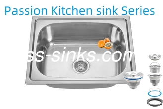 21cm Bowl Depth Apron Stainless Steel Kitchen Sink 3.5 Inch Drain Opening for Performance