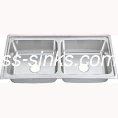 1000*500MM Stainless Steel Double Bowl Sink