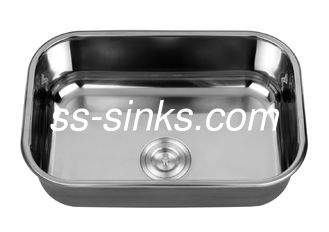 480MM SUS304 Stainless Steel Single Bowl Sink With Minimum Base Cabinet