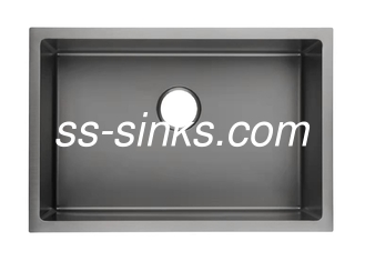 SUS304 Black Undermount Stainless Steel Kitchen Sink OEM