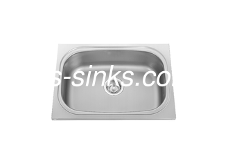 Oval Shape Stainless Steel Single Bowl Sink With Foot Stool