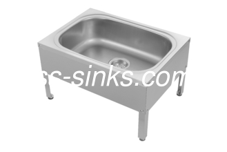 600*430mm Outdoor Farm Stainless Steel Sink Stand Electroplating
