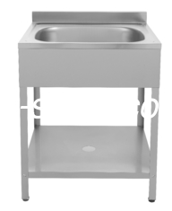 80cm Farmhouse Outdoor Stainless Steel Sink Stand One Bowl