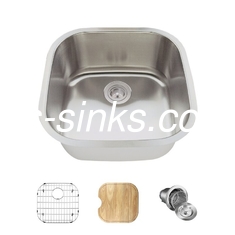 SUS304 Undermount Stainless Steel Kitchen Sink Egypt 440*390*200mm