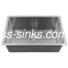 Handmade Satin Stainless Steel Single Bowl Sink Rectangular Big Size