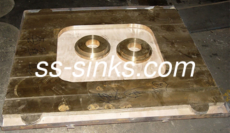 0.01mm Flatness Alloy Kitchen Sink Mould CMM Griding Polishing