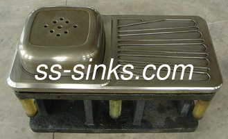 SKD61 8407 Kitchen Sink Mould Magnesium Aluminum Die Casting Tooling