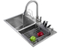 Topmount Handmade Kitchen Sink 50/50 Double Basin 20 Gauge T-304 Grade