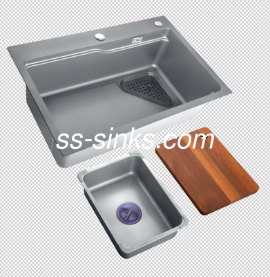 Polished Corner Stainless Steel Kitchen Sink 18G Gauge for Compact Kitchens