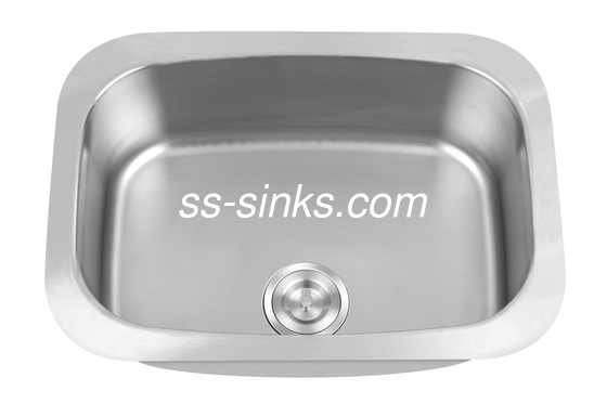 18G Gauge Undermount Stainless Steel Kitchen Sink 9 Inches Deep Single Bowl and Drainboard Included