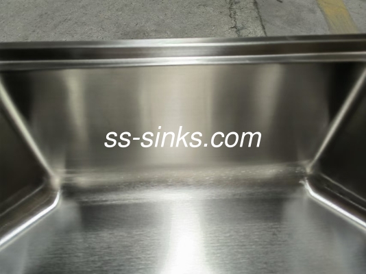 Top Mount Big Hexagon Stainless Steel Single Bowl Sink Above Counter