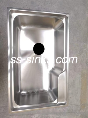 OEM Topmount Kitchen Sink with Rear Drain Location and Double Basins in OEM Size