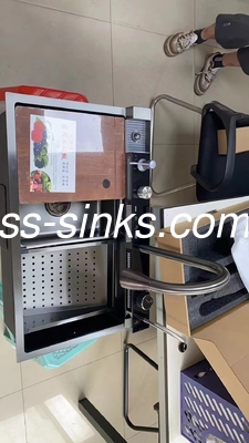 Gold Stainless Steel Handmade Kitchen Sink With Faucet And Accessories
