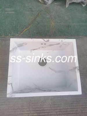 Black/Gold/Silver/Rose Gold Handmade Kitchen Sink Equal Basin Deep 220mm