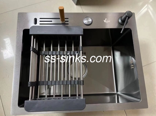 Polish Finish Topmount Kitchen Sink With 1 Bowl OEM Exterior Dimensions Included