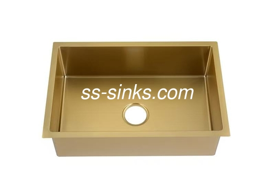 Gold Stainless Steel Undermount Sink For Your Cabinet At Sink Suppliers