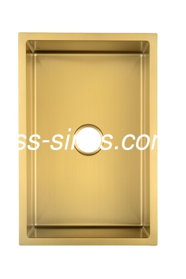 Gold Stainless Steel Undermount Sink For Your Cabinet At Sink Suppliers