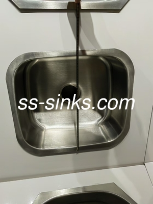 Brushed Ss201 Small Single Bowl Undermount Stainless Steel Kitchen Sink