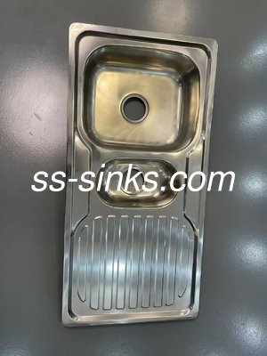 Commercial Kitchen Sink With Drainboard Customized Sink Dimensions Rear Drain Placement
