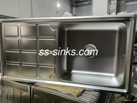 Colander Accessories Included Apron Stainless Steel Kitchen Sink With Drainboard